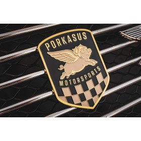 Porkasus Motorsports Enamel Grille Badge